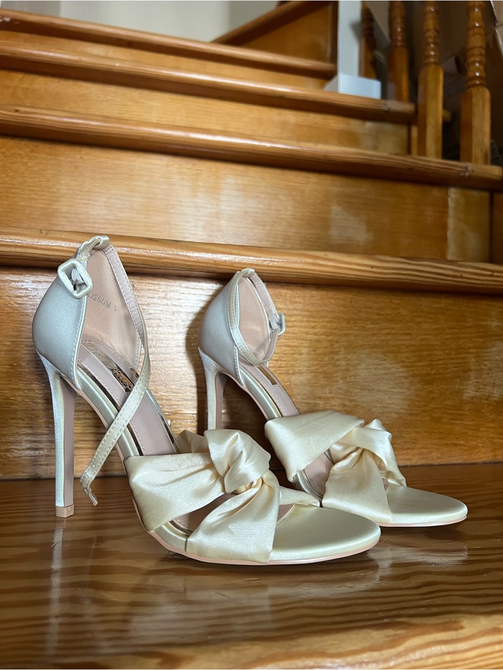Be Mine Satin Heels